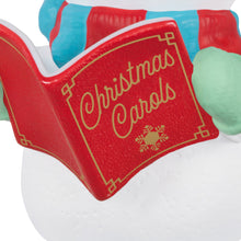 Load image into Gallery viewer, Hallmark Caroling Snowman 2024 Musical Ornament With Light