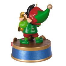 Load image into Gallery viewer, Hallmark North Pole Tree Trimmers Band Collection Stuey On Sax 2024 Musical Ornament With Light
