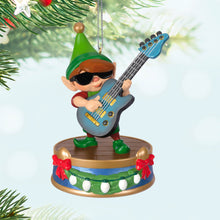 Load image into Gallery viewer, Hallmark North Pole Tree Trimmers Band Collection Gil On Guitar 2024 Musical Ornament With Light