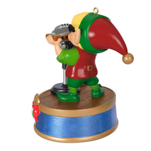 Load image into Gallery viewer, Hallmark North Pole Tree Trimmers Band Collection Hank On Harmonica 2024 Musical Ornament With Light