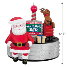 Load image into Gallery viewer, Hallmark Ho-Ho-Holiday Travel 2024 Ornament With Light, Sound and Motion