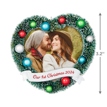 Load image into Gallery viewer, Hallmark Our 1st Christmas 2024 Photo Frame Ornament