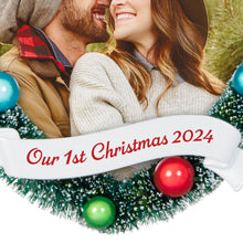 Load image into Gallery viewer, Hallmark Our 1st Christmas 2024 Photo Frame Ornament
