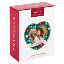 Load image into Gallery viewer, Hallmark Our 1st Christmas 2024 Photo Frame Ornament