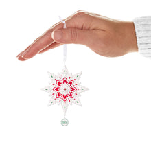 Load image into Gallery viewer, Hallmark Snowflake 2024 Porcelain Ornament