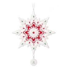 Load image into Gallery viewer, Hallmark Snowflake 2024 Porcelain Ornament