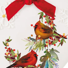 Load image into Gallery viewer, Hallmark Christmas Cardinals 2024 Porcelain Ornament