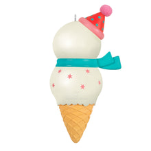 Load image into Gallery viewer, Hallmark Daughter Snowman Ice Cream Cone 2024 Ornament