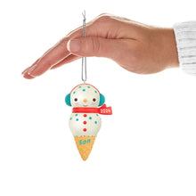 Load image into Gallery viewer, Hallmark Son Snowman Ice Cream Cone 2024 Ornament