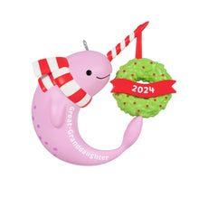 Load image into Gallery viewer, Hallmark Great-Granddaughter Narwhal 2024 Ornament
