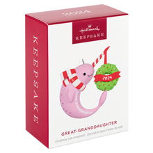 Load image into Gallery viewer, Hallmark Great-Granddaughter Narwhal 2024 Ornament