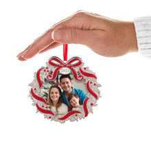 Load image into Gallery viewer, Hallmark Our Family Christmas 2024 Metal Photo Frame Ornament