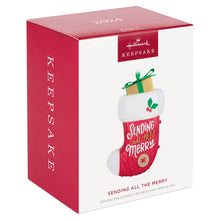 Load image into Gallery viewer, Hallmark Sending All the Merry 2024 Recordable Sound Ornament