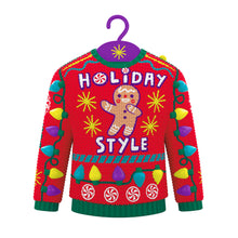 Load image into Gallery viewer, Hallmark Holiday Style 2025 Sweater Musical Ornament With Light