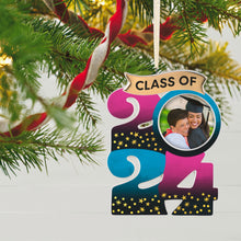 Load image into Gallery viewer, Hallmark Congrats, Grad! 2024 Porcelain Photo Frame Ornament
