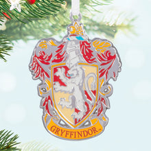 Load image into Gallery viewer, Hallmark Harry Potter™ Hogwarts™ House Crest 2024 Metal Ornaments, Set of 4