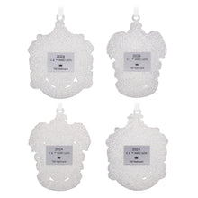 Load image into Gallery viewer, Hallmark Harry Potter™ Hogwarts™ House Crest 2024 Metal Ornaments, Set of 4