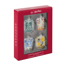 Load image into Gallery viewer, Hallmark Harry Potter™ Hogwarts™ House Crest 2024 Metal Ornaments, Set of 4