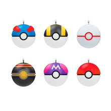 Load image into Gallery viewer, Hallmark Mini Pokémon Poké Balls 2025 Ornaments, Set of 6