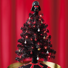 Load image into Gallery viewer, Hallmark Mini ShowToppers Black Christmas Tree With Light, 17"