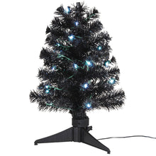 Load image into Gallery viewer, Hallmark Mini ShowToppers Black Christmas Tree With Light, 17"