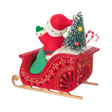 Load image into Gallery viewer, Hallmark Mini Vintage Santa ShowToppers Musical Tree Topper With Light, 4.26”