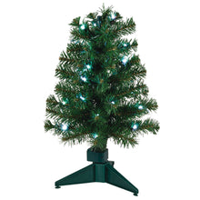 Load image into Gallery viewer, Hallmark Mini ShowToppers Evergreen Christmas Tree With Light, 17"