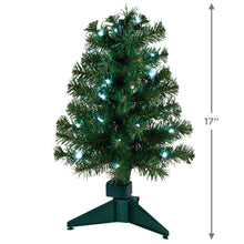 Load image into Gallery viewer, Hallmark Mini ShowToppers Evergreen Christmas Tree With Light, 17"