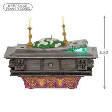 Load image into Gallery viewer, Hallmark Disney The Haunted Mansion Collection The Coffin in the Conservatory Ornament With Light and Sound
