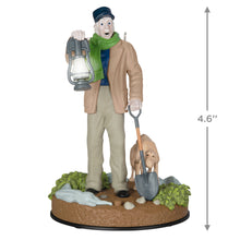 Load image into Gallery viewer, Hallmark Disney The Haunted Mansion Collection The Caretaker and His Dog Ornament With Light and Sound