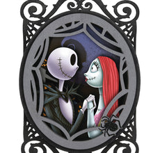 Load image into Gallery viewer, Hallmark Disney Tim Burton's The Nightmare Before Christmas Jack and Sally Papercraft 2024 Ornament