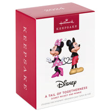 Load image into Gallery viewer, Hallmark Disney Mickey and Minnie A Tail of Togetherness 2024 Ornament