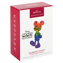 Load image into Gallery viewer, Hallmark Disney Mickey Mouse Rainbow Mickey 2024 Ornament