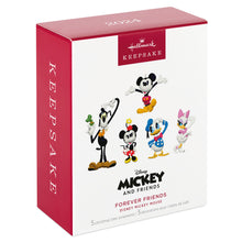 Load image into Gallery viewer, Hallmark Disney Mickey and Friends Forever Friends 2024 Ornament, Set of 5