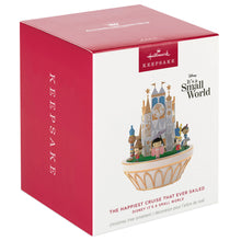 Load image into Gallery viewer, Hallmark Disney It's a Small World The Happiest Cruise That Ever Sailed 2024 Ornament With Sound and Motion