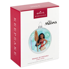 Load image into Gallery viewer, Hallmark Disney Moana of Motunui 2024 Glass Ornament