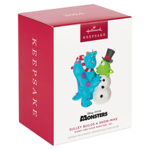 Load image into Gallery viewer, Hallmark Disney/Pixar Monsters, Inc. Sulley Builds a Snow-Mike 2024 Ornament
