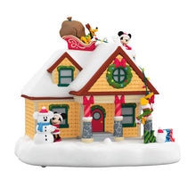 Load image into Gallery viewer, Hallmark Disney Mickey Mouse The Merriest House in Town 2024 Musical Ornament With Light