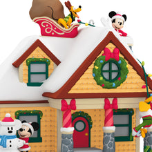 Load image into Gallery viewer, Hallmark Disney Mickey Mouse The Merriest House in Town 2024 Musical Ornament With Light