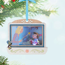 Load image into Gallery viewer, Hallmark Disney Pinocchio 85th Anniversary Geppetto’s Wish Come True Papercraft Ornament With Light
