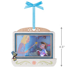Load image into Gallery viewer, Hallmark Disney Pinocchio 85th Anniversary Geppetto’s Wish Come True Papercraft Ornament With Light