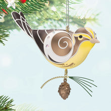 Load image into Gallery viewer, Hallmark The Beauty of Birds Lady Blackburnian Warbler 2025 LTD Ornament
