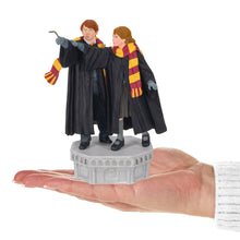 Load image into Gallery viewer, Hallmark Harry Potter and the Chamber of Secrets™ Collection Ron Weasley™ and Hermione Granger™ Ornament With Light and Sound