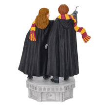 Load image into Gallery viewer, Hallmark Harry Potter and the Chamber of Secrets™ Collection Ron Weasley™ and Hermione Granger™ Ornament With Light and Sound