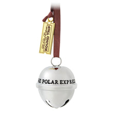 Load image into Gallery viewer, Hallmark The Polar Express™ 20th Anniversary Santa's Sleigh Bell 2024 Metal Ornament