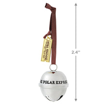 Load image into Gallery viewer, Hallmark The Polar Express™ 20th Anniversary Santa's Sleigh Bell 2024 Metal Ornament
