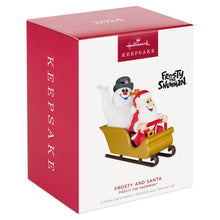 Load image into Gallery viewer, Hallmark Frosty the Snowman™ Frosty and Santa 2024 Ornament