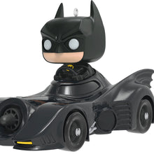 Load image into Gallery viewer, Hallmark DC™ 1989 Batman™ in His Batmobile™ Funko POP!® 2024 Ornament