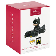 Load image into Gallery viewer, Hallmark DC™ 1989 Batman™ in His Batmobile™ Funko POP!® 2024 Ornament