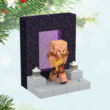 Load image into Gallery viewer, Hallmark Minecraft Nether Portal 2024 Ornament With Light